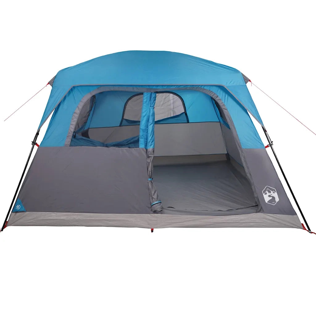 Tenda Familiare Cabina per 6 Persone Blu Impermeabile 94546