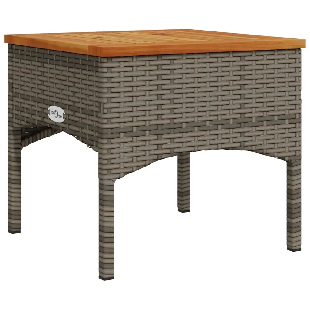 Set Divani da Giardino 3 pz con Cuscini Grigio in Polyrattan 368405