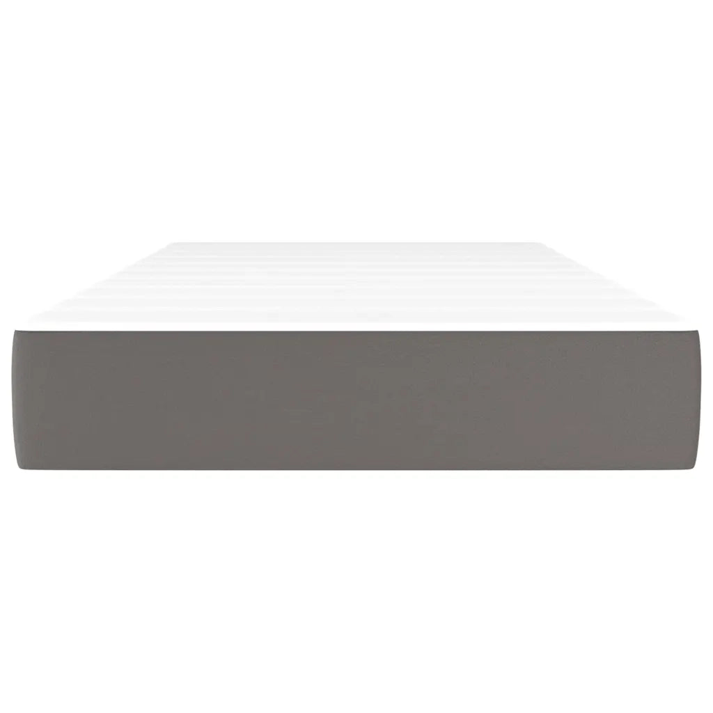 Materasso a Molle Grigio 80x200x20 cm in Similpelle cod mxl 41810