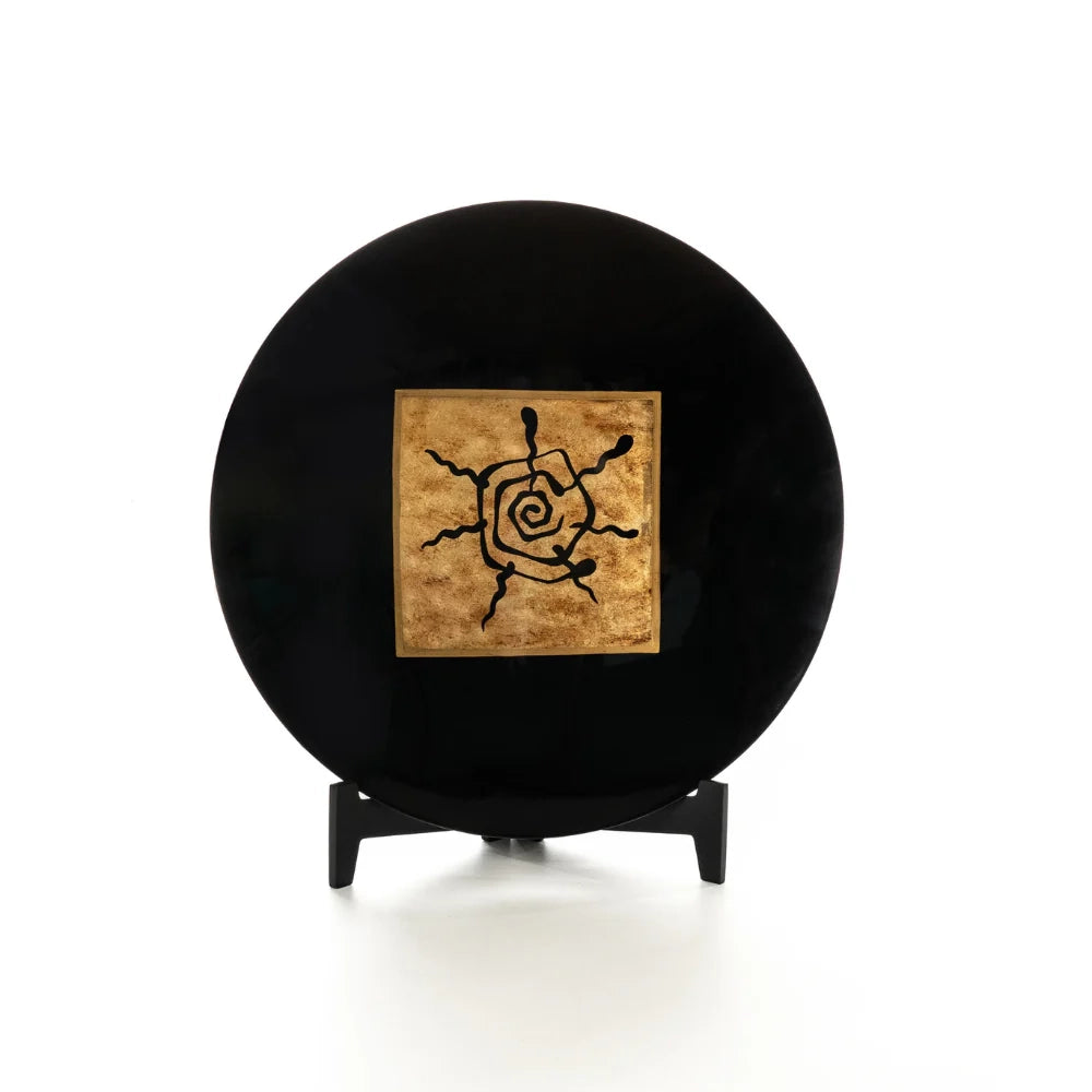 Set di 3 piatti decorativi da parete Tris in legno design moderno | Duzzle