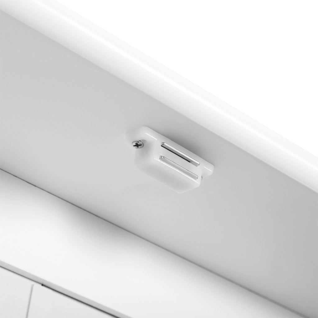Armadietto da Bagno con Specchio ¨C zephmum ¨C Bianco 56x13x58cm