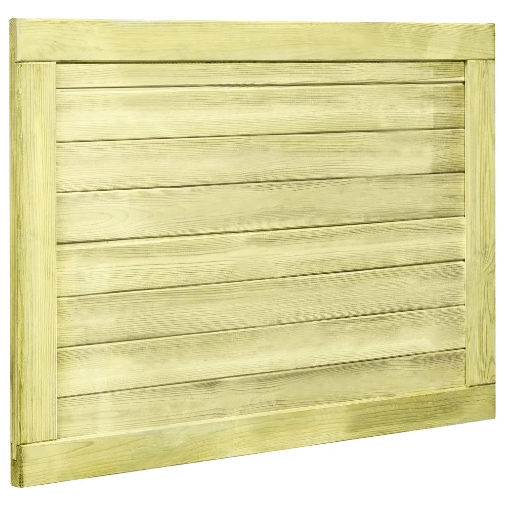 Cancello da Giardino in Legno di Pino Impregnato 75x100 cm 45332