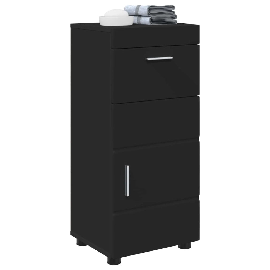 Set di Armadi da Bagno TULUM Nero 37 x 31,5 x 82 cm