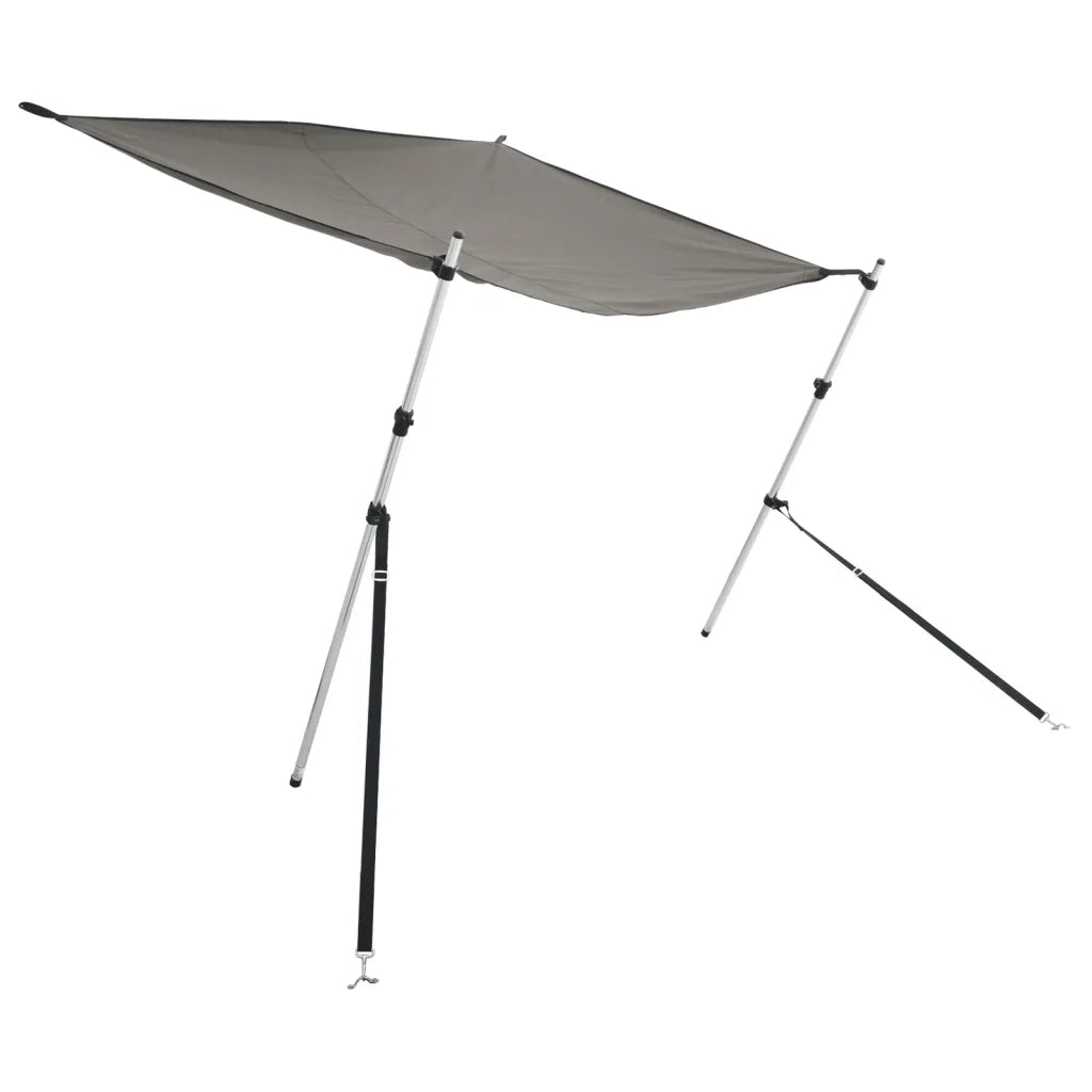Set Estensione Tendalino a T-Parasole marino Grigio 170x170x(113-182,5)cm