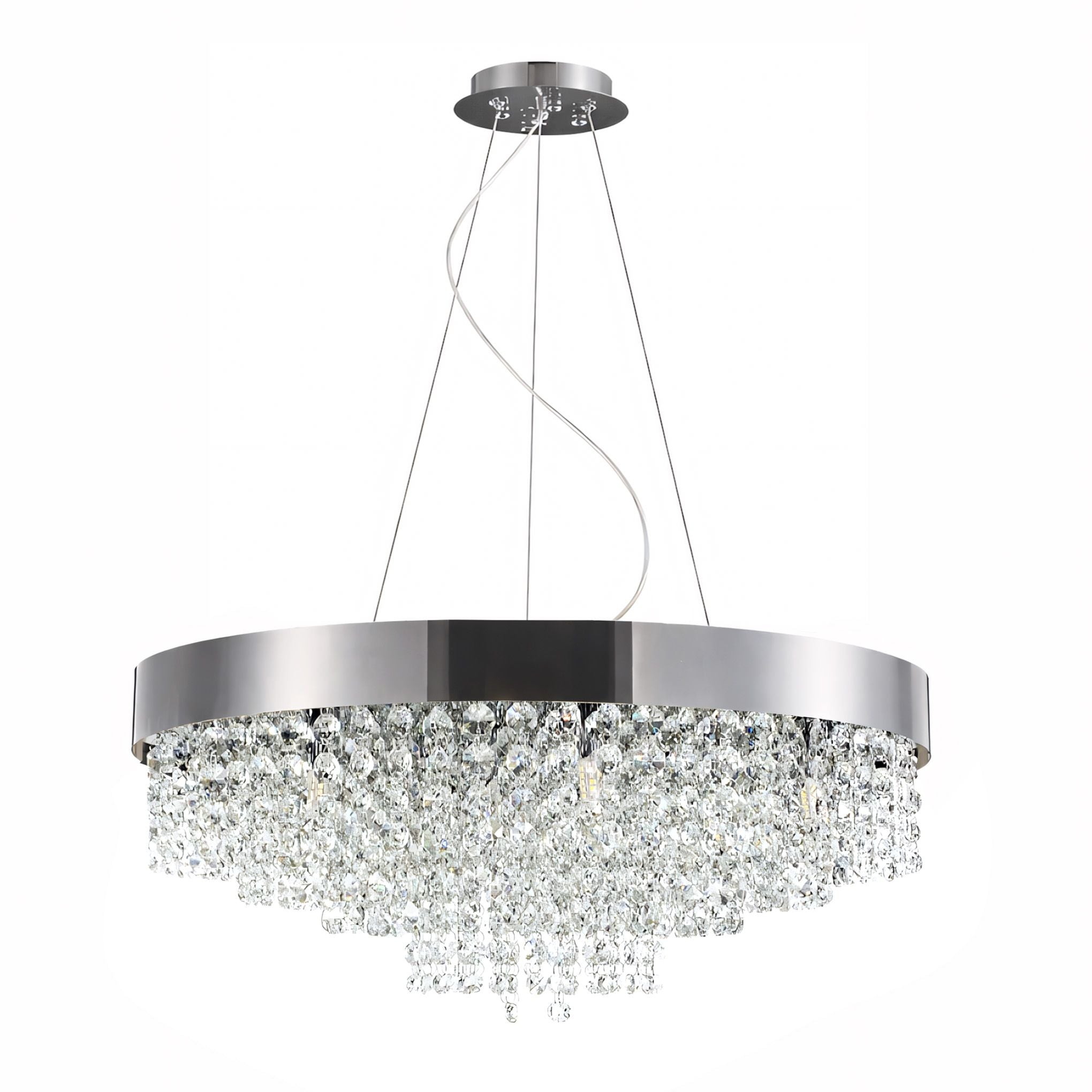 Lampada Da Soffitto APP1786-16CP 60 Cm Chrome