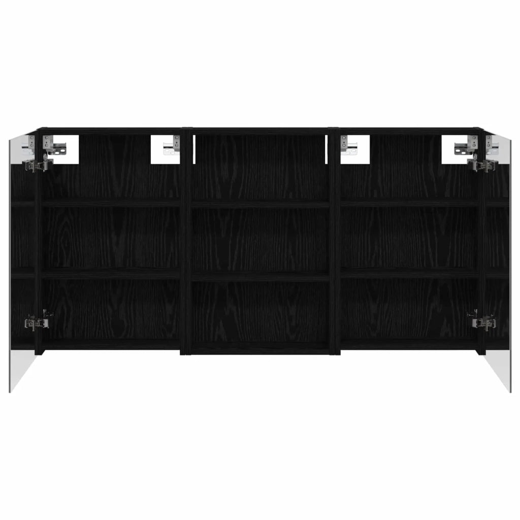 Set di Armadi da Bagno con porta 3 pcs 120 x 10,5 x 60,5 cm