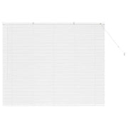 Tendaggi a Veneziana | Tenda a lamelle Bianco 130 x 155 cm Alluminio