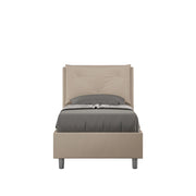 Letto Singolo 80x200 cm con Rete Appia Tortora
