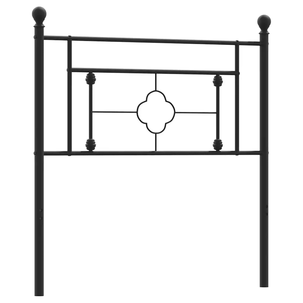 Testiera di Ricambio in Metallo Nero 100 cm 374368