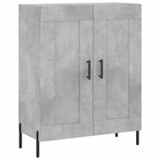 Credenza | Madia | Buffet da pranzo | Armadio da pranzo Grigio Cemento 69,5x34x90 cm in Legno Multistrato