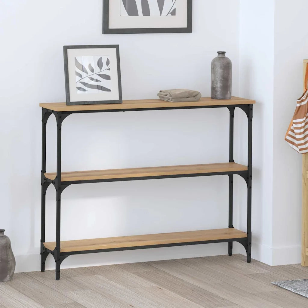 Tavolo consolle Rovere artigianale 100 x 22,5 x 75 cm 883504