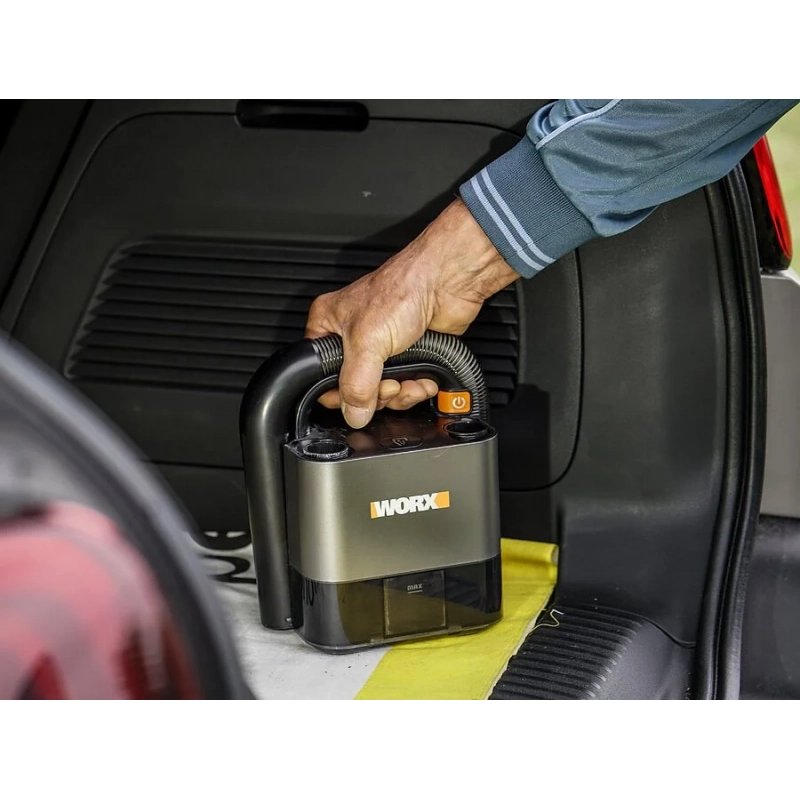 Aspirapolvere a Batteria 20V WX030.9 Compatto con Filtro HEPA Lavabile per Auto e Casa - Worx
