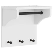 Appendiabiti da Parete SANDNES Bianco 43x30x42 cm Legno di Pino CFW6693875
