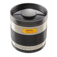 Obiettivo fotografico catadiottrico 800/8,0 DSLR compatibile con Nikon Z - 131mm - per lunghezza focale 800mm - sensore full-frame/APS-C - adattatore T2 - messa a fuoco ravvicinata 3,5m