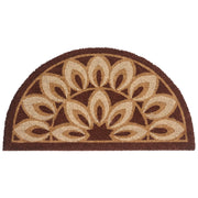 Zerbino Marrone Fibra di cocco naturale Retro antiscivolo in PVC 45 x 75 cm Decorazione moderna per interni ed esterni