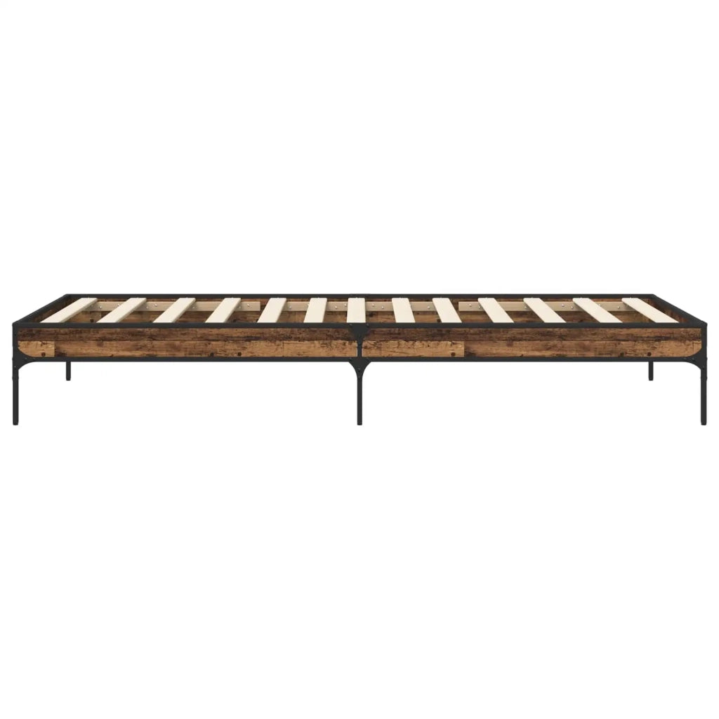 Struttura del letto Legno antico 80 x 200 cm