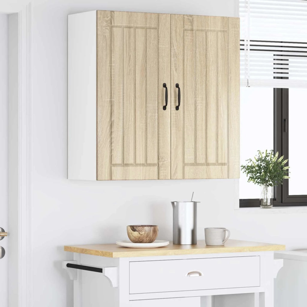 Armadietto a muro LUCCA Rovere Sonoma 80 x 31 x 80 cm