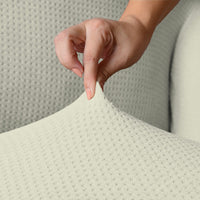 Copridivano Elasticizzato 1 Posto in Poliestere Iris Panna