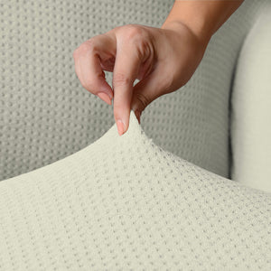 Copridivano Elasticizzato 3 Posti in Poliestere Iris Panna