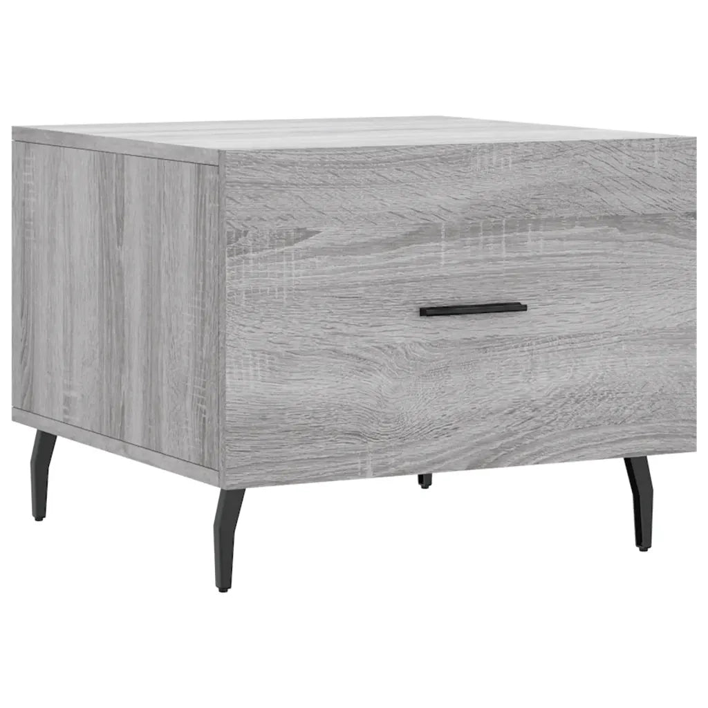 Tavolini Salotto 2pz Grigio Sonoma 50x50x40cm Legno Multistrato