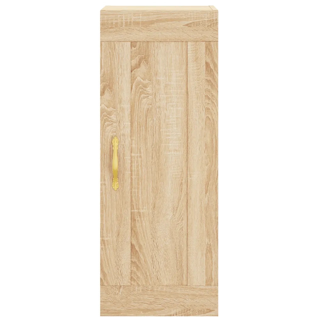 Mobile a Parete Rovere Sonoma 34,5x34x90 cm Legno Multistrato 835021