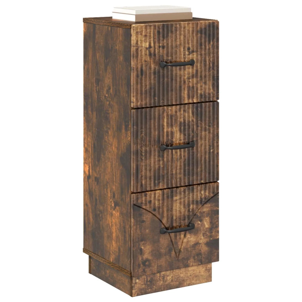 Mobile con Cassetti Rovere Fumo 33 x 34,5 x 87 cm 895310