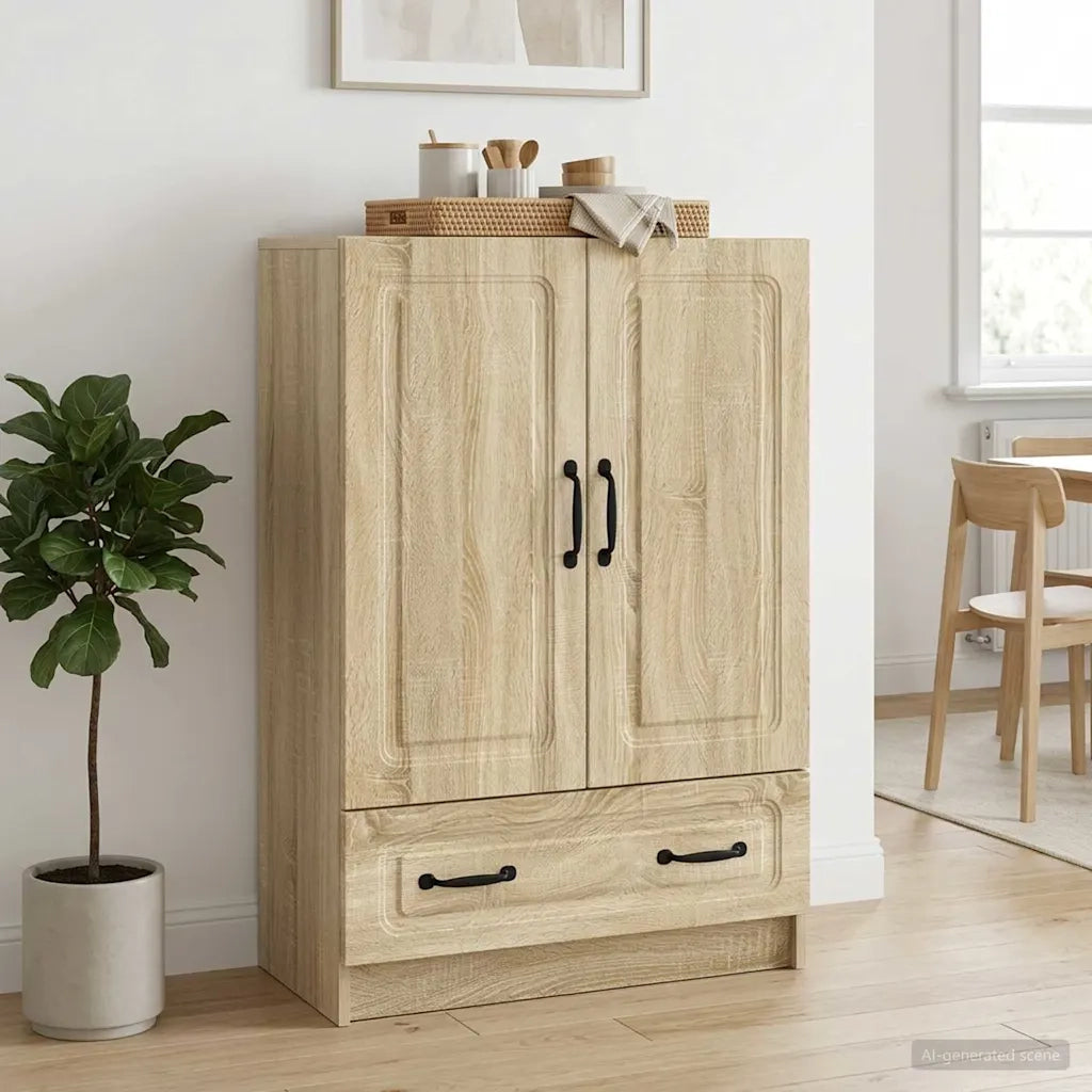 Credenza Rovere Sonoma 66 x 34,5 x 92 cm Legno ingegnerizzato 895817