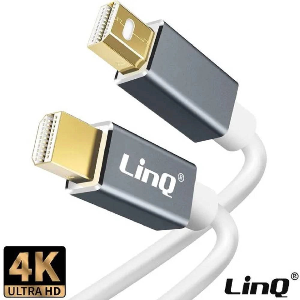 Trade Shop - Cavo Adattatore Video Da Mini Displayport A Mini Displayport 4k 1.8 Mt Hd3203 -