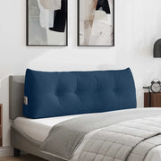 Cuscino per Schiena Blu 120 x 24 x 50 cm Tessuto 42014478