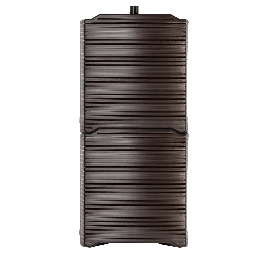 Serbatoio per acqua piovana KADAX 125L, barile modulare in plastica color moka