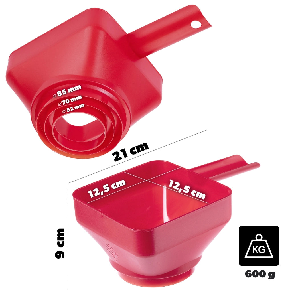 KADAX Lejek plastikowy Kwadratura Koła fi 52-85 mm
