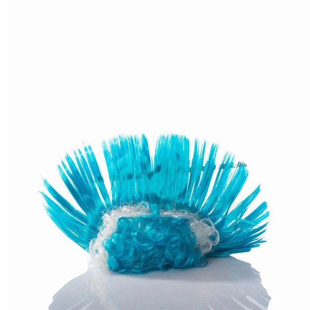 Trade Shop - Parrucca Cresta Azzurra Italia Napoli Scudetto Tifo Festa Mondiali Europei -