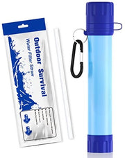 Sistema di Purificazione dell'Acqua - Sistema di Purificazione Acqua - Filtro di Purificazione dell'Acqua - Purificatore Acqua Outdoor - Blu