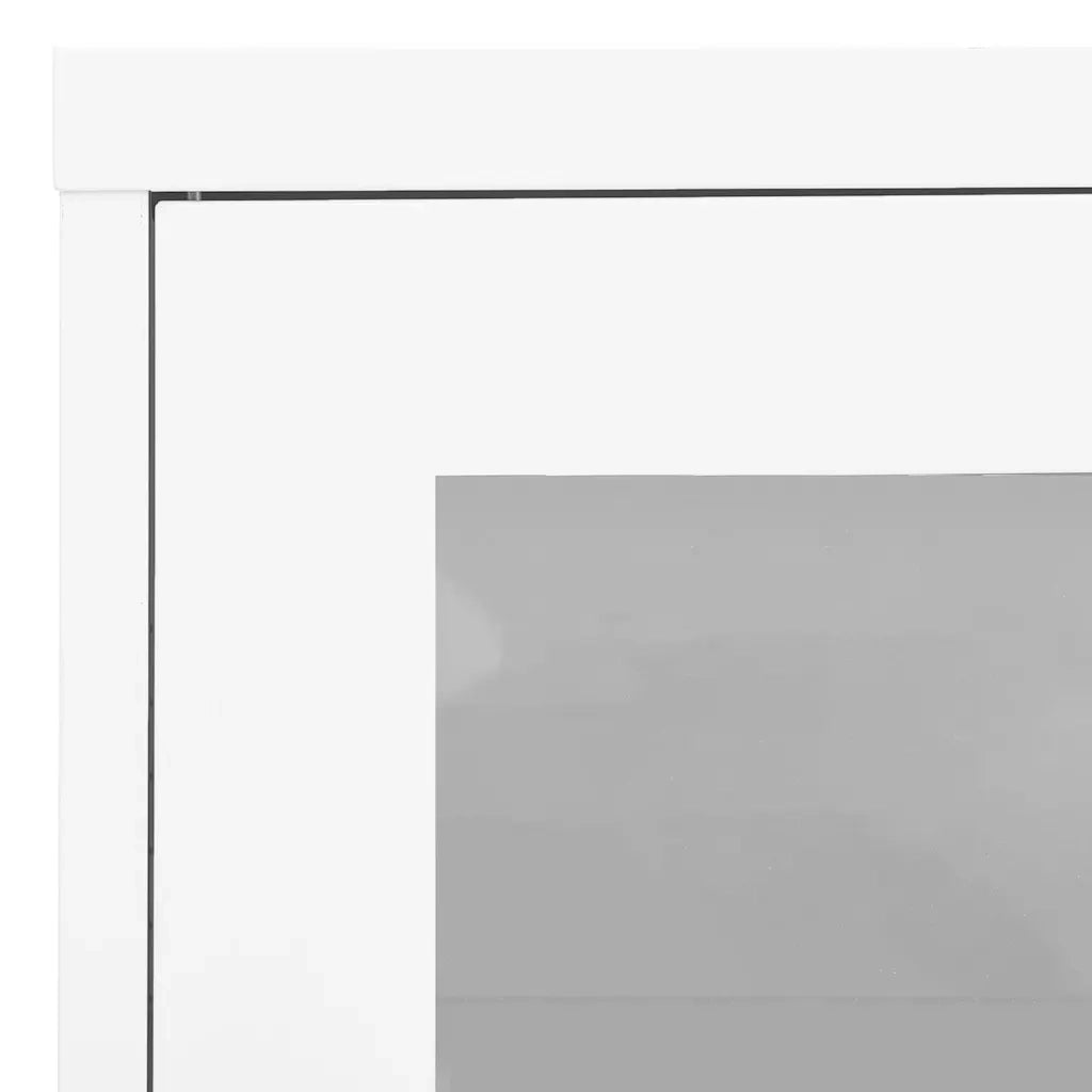 Armadio per Ufficio Bianco 90x40x70 cm in Acciaio 335926