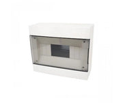 Centralino da parete 8 moduli bianco con portello fumè 210x180x100mm IP40 FAEG - FG14408B