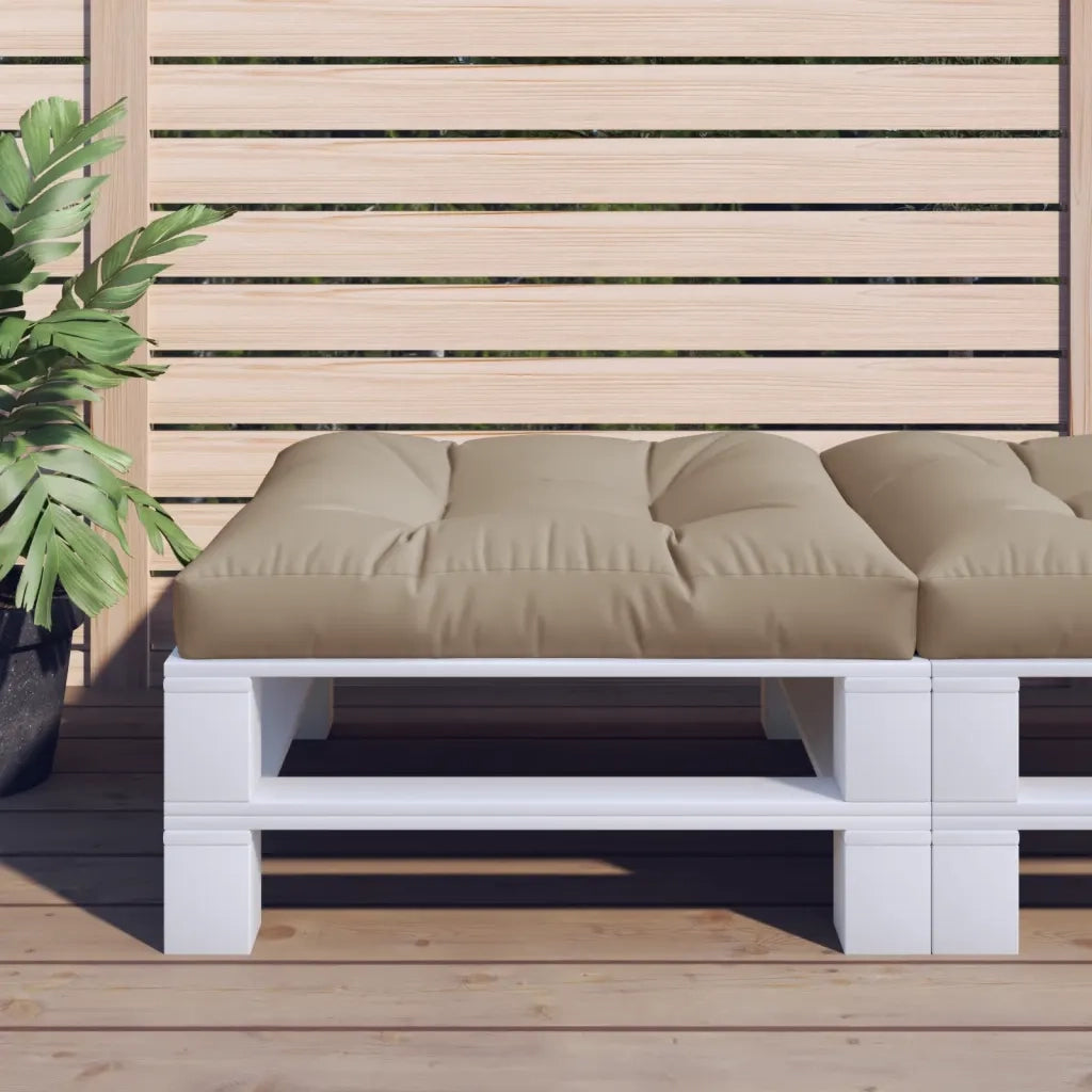 Cuscino per pallet | Cuscini per sedie Tortora 70x70x12 cm in Tessuto