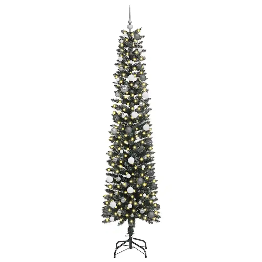 Albero di Natale artificiale con 300 LED Verde 240 cm 3395963