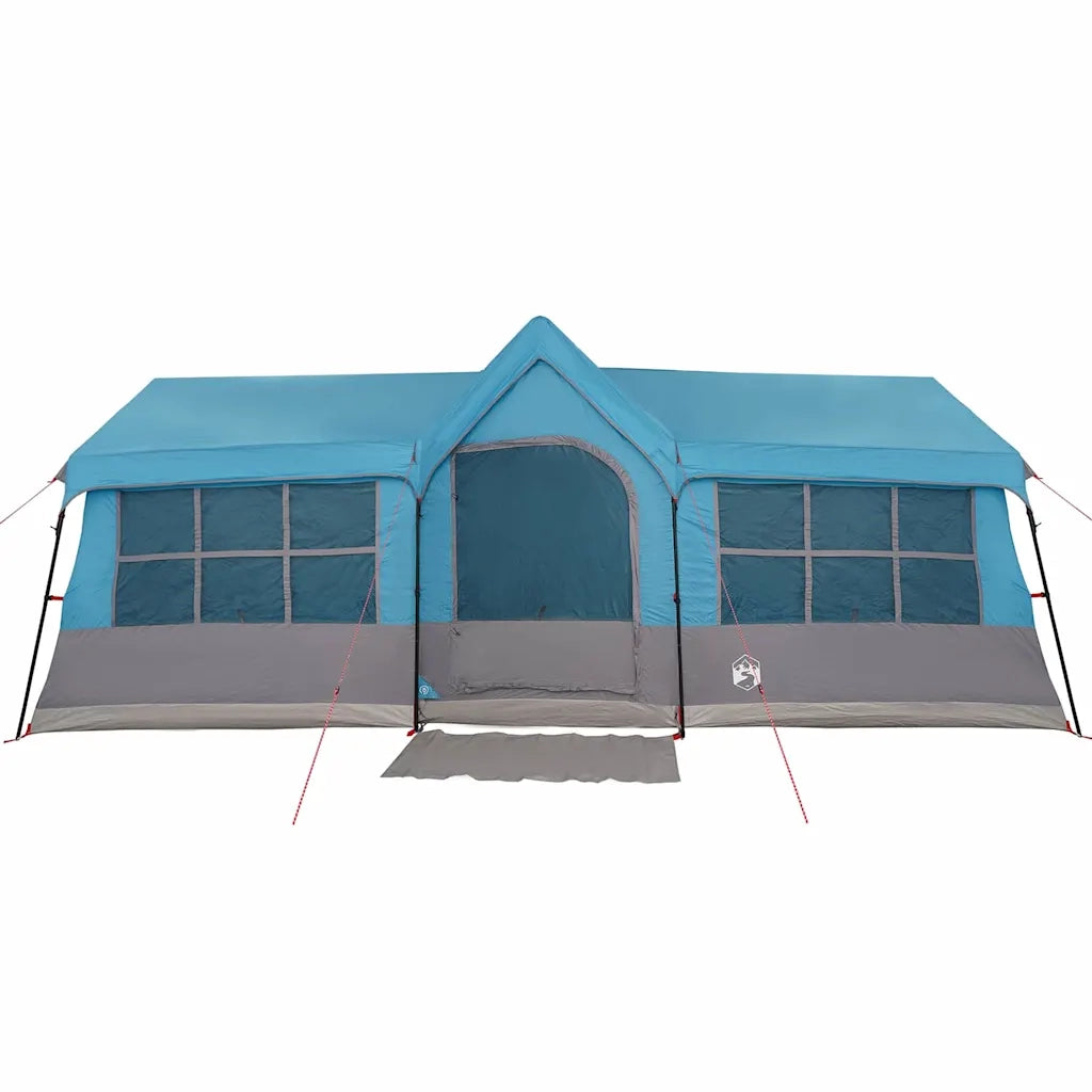 Tenda Familiare con tetto Blu e Grigio 622 x 295 x 238 cm 4100701