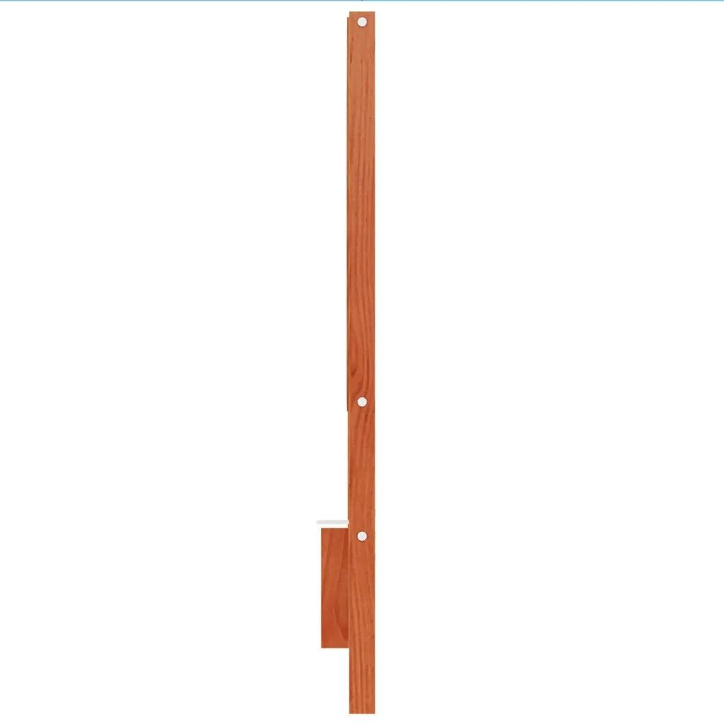 Testiera | Testata Marrone Cera 135 cm in Legno Massello di Pino