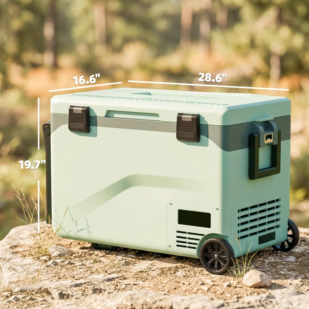 Frigorifero Portatile 72,6x42,2x50 cm Capacità 42,5L a Compressore con Controllo App Verde