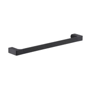PORTA SALVIETTE DA PARETE IN OTTONE NERO OPACO MODELLO PIRENEI - DIM.  CM (LXPXH): 35,1×6,6×2,6 - NERO OPACO  - GDY