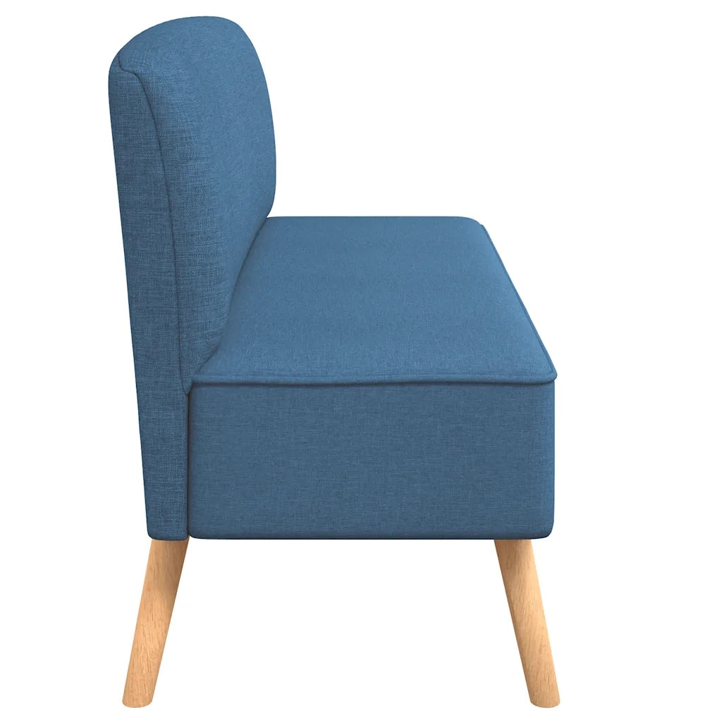 Divano in Stoffa 117x55,5x77 cm Blu