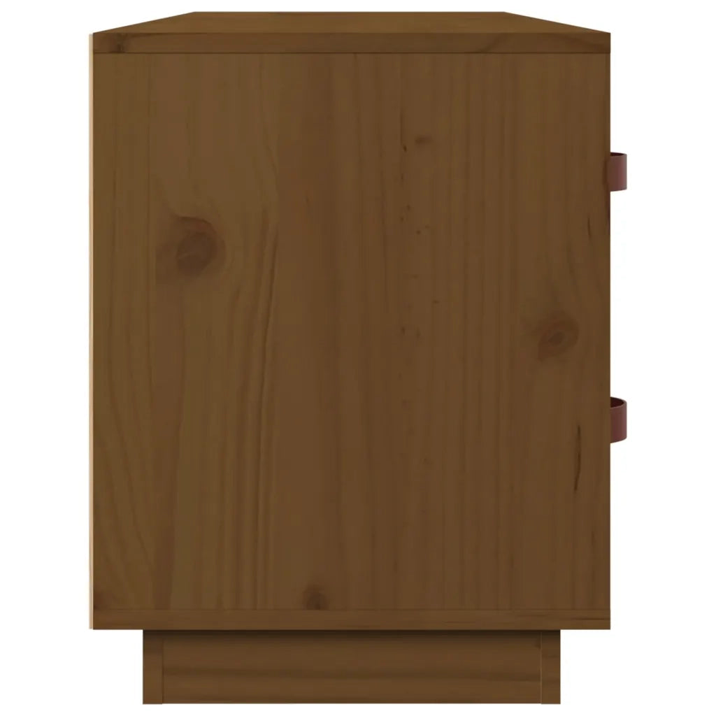 Scarpiera | Mobile per scarpe Ambrata 100x34x45 cm in Legno Massello di Pino
