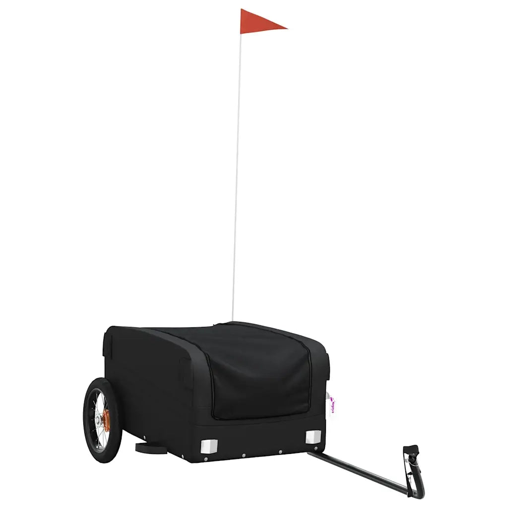 Rimorchio da Bici Nero 30 kg in Ferro 94038