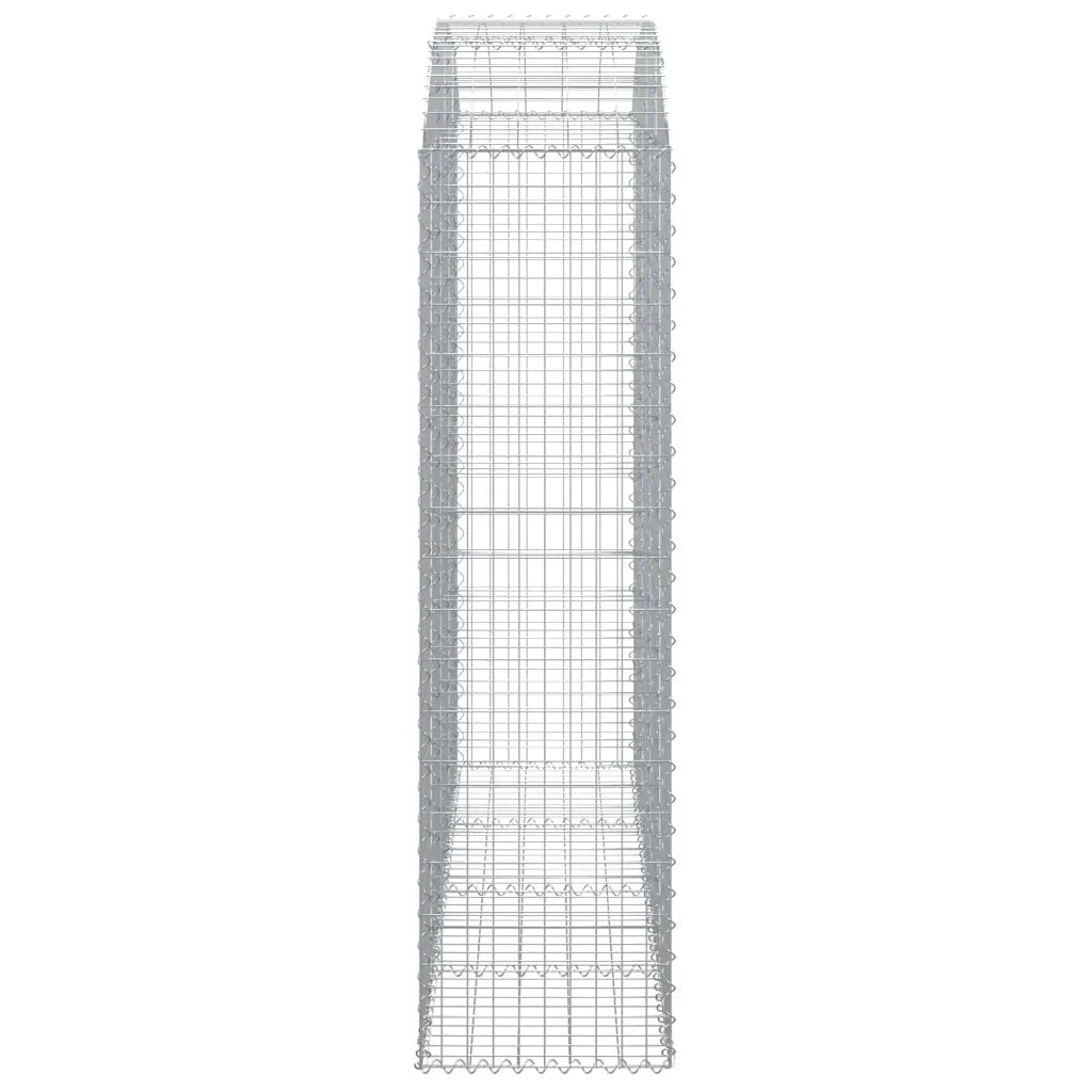 Cesto Gabbione ad Arco 200x50x180/200 cm Ferro Zincato 153479