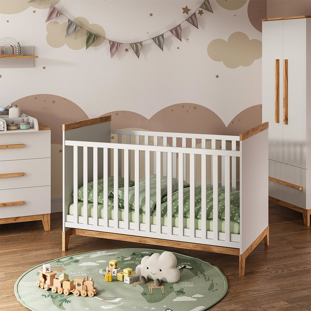 Vitalispa Set per cameretta Bianco/quercia Set di 4