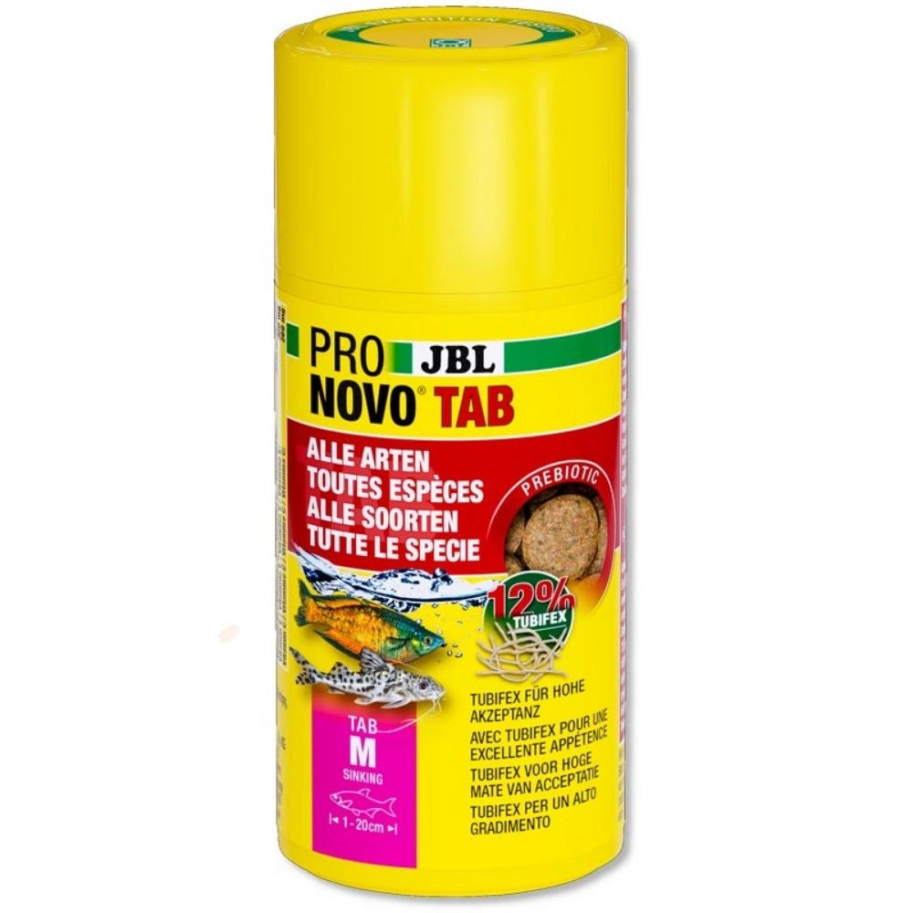 JBL ProNovo Tab M - Compresse di mangime per tutti i pesci da 1 a 20 cm Formato: 100 ml