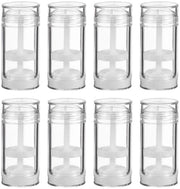 Contenitori in Plastica 8 pezzi - Tubi Riutilizzabili - 30ML - Per DIY Deodorante - Balsamo Labiale - Compacto 8x3cm - Materiale Resistente in Plastica - Tubo Deodorante