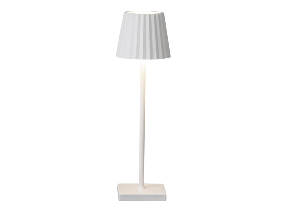 Lampada Led Da Tavolo Controllo Touch Ricaricabile Senza Fili Mod. Atmosphere - Lampada - Bianco