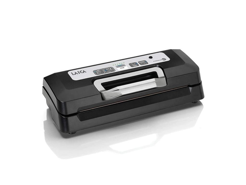 Laica VT3119 Macchina per Sottovuoto Automatica 110W 0.7 bar 12 l-min Sigillatura Standard e Strong colore Nero